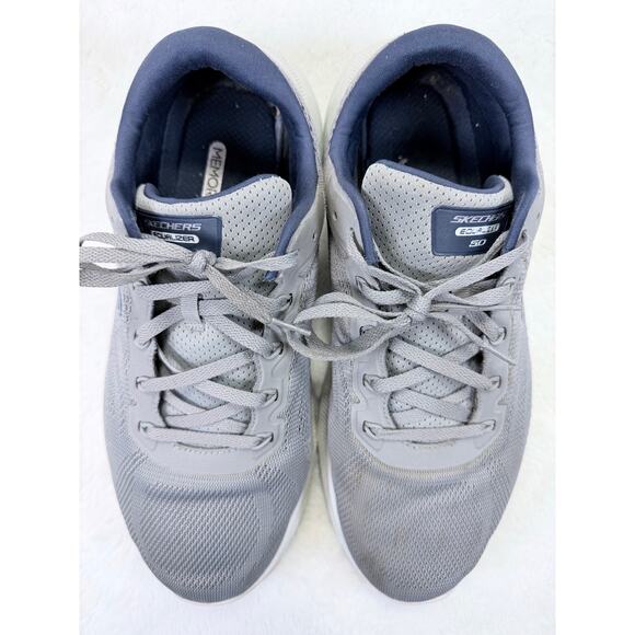 Skechers Equalizer 5.0 Relaxed Fit Mens Gray Navy Size 13 Sneakers main image 9